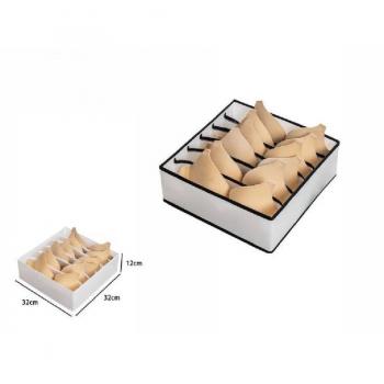 Organizador de Cajones 32x32x12cm con 6 Compartimentos