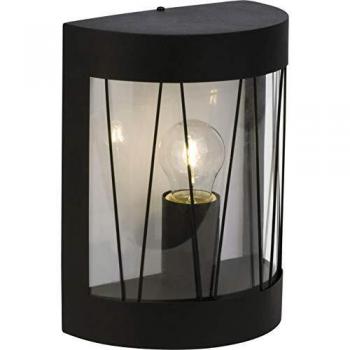 Brilliant Reed - Lámpara de pared para exteriores, color negro mate