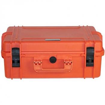 KP Cases KPC-GP4 - Maletín de seguridad para 4 cámaras GoPro y accesorios, naranja