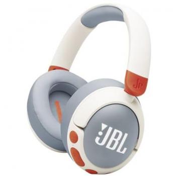Auriculares Inalámbricos JBL Junior 470NC con Cancelación Activa de Ruido para Niños - Blanco