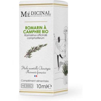 Aceite Esencial Medicinal de Romero Alcanfor Orgánico 10ml