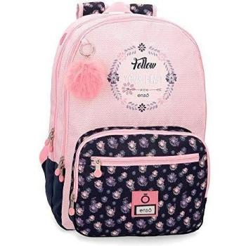 Mochila Doble Compartimento Adaptable Enso Daisy, 46 cm, Multicolor