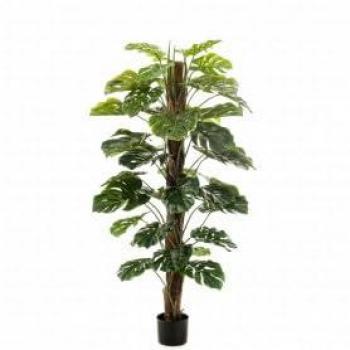 Monstera artificial sobre un palo 150 cm Verde