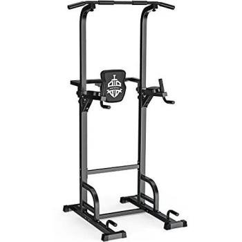 Sportsroyals estación de dominadas, barra de tracción para equipos de entrenamiento de fuerza de gimnasio en casa, capacidad de peso de 200 kg