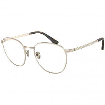 Giorgio Armani AR5128 Gold Metal Optical Frames for Men 53mm Panthos Design