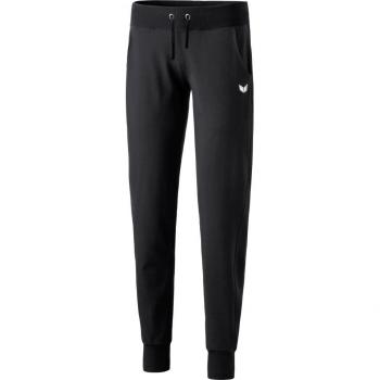 Erima Women's Elasticated Sweatpants - Black, Size 42