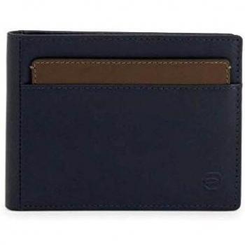 Cartera para Hombre de Piel auténtica con Monedero Piquadro, Turquesa