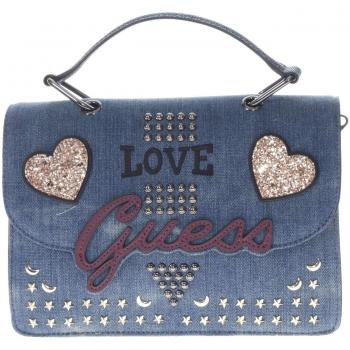 GUESS In Love Top Handle Flap Black