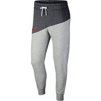 NIKE Sportswear Pantalón, Hombre, Charcoal Heathr/University Red, XS