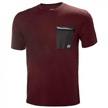 Helly Hansen Lomma T-Shirt Camiseta, Hombre, 719 Cedar Brown Print, XL