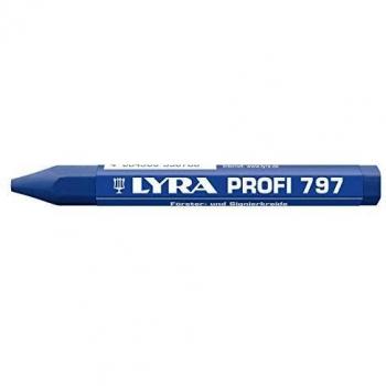 Tiza forestal profesional azul - caja de 12 unidades - Lyra 797
