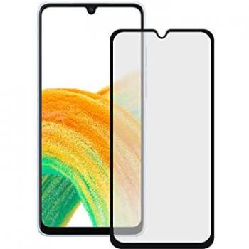 Ksix Protector de Pantalla Cristal Templado para Samsung Galaxy A34, Vidrio Templado, Resistencia 9H, Grosor 0,3 mm, Color Negro
