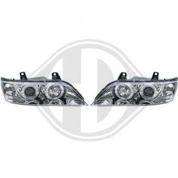 Juego de faros principales DIEDERICHS 1250280 - Kit completo de ópticas y proyectores principales