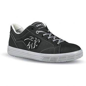 U-Power Amazon - Zapato de seguridad S3 SRC ESD EN20345, talla 46, piel negra