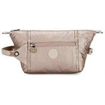 Kipling Aiden Bolsa de Aseo, 28 cm, 3 litros, Plateado