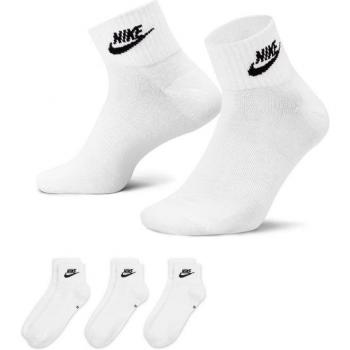 Nike Everyday Essential Unisex Ankle Socks - White - Pack of 3