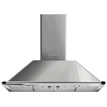 Campana Extractora Smeg KTR110XE, Acero Inoxidable, 3 Velocidades, Eficiencia Energética A, Montaje en Pared