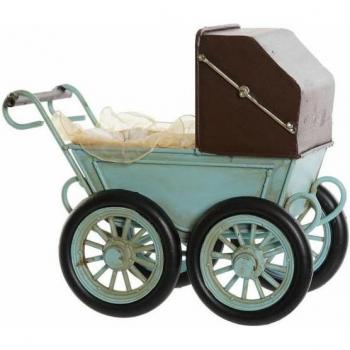 Figura Decorativa DKD Home Decor MO-186345 Azul Marrón Coche Vintage 19 x 11 x 16,5 cm