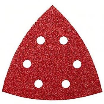Bosch 2 609 256 A50 - Juego de hojas de lija de 5 piezas para lijadora Delta