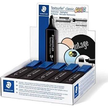 Staedtler 364 C9 Textsurfer Classic Marcador fluorescente, color negro, pack de 10