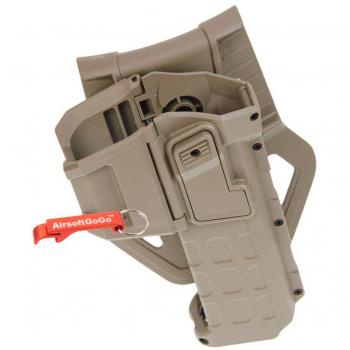 Army Force Polímero Hard Case Movable Holsters para Marui, WE 1911 Airsoft GBB