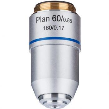 AmScope - PA60 X -v300 60 x Plan acromático lente de objetivo de microscopio compuesto