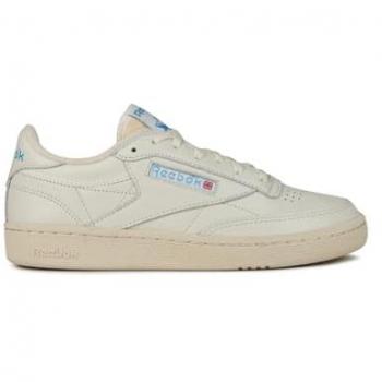 Zapatillas Reebok Club C 85 Vintage blancas, modelo unisex adulto, color FTWR White Chalk Vector Blue, talla 40 EU
