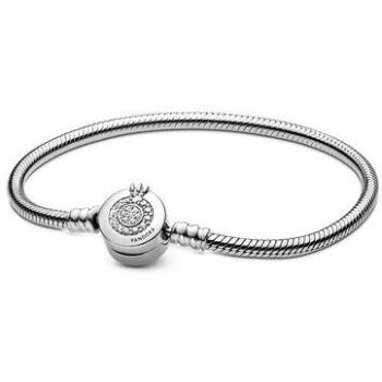 Pulsera Pandora MoMents de plata - Joyero de Plata 925° con Diseño Elegante y Empaque Oficial