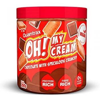 Quamtrax Crema De Chocolate Con Avellanas Ohmycream 250 Gr Sabor Chocolate con Espéculos