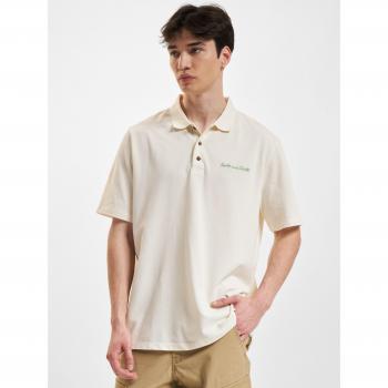 Lyle & Scott Men's Beige Relaxed Pique Polo Shirt - Size S