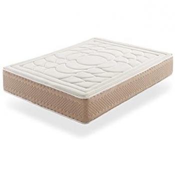 Colchón Viscoelástico Charlotte Dream 90x190 cm - Altura 30 cm - Firmeza Media-Alta - Núcleo HR de Alta Densidad y Acolchado de Visco Gel + Supersoft