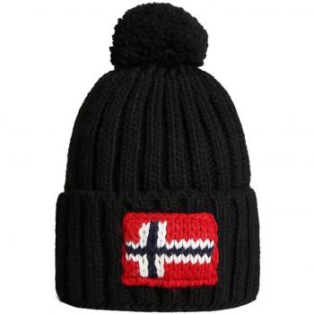 Napapijri Semiury 5 Bobble Hat - Black - One Size - Unisex
