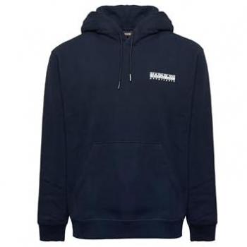 Sudadera con Capucha Napapijri B-Linth Negra para Hombre, Talla XL