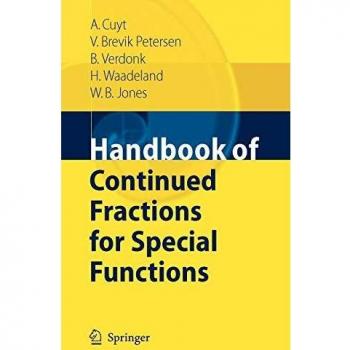 Handbook of Continued Fractions for Special Functions