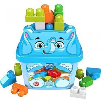 Caja Elefante Mega Bloks - 25 Piezas de Construcción para Bebés