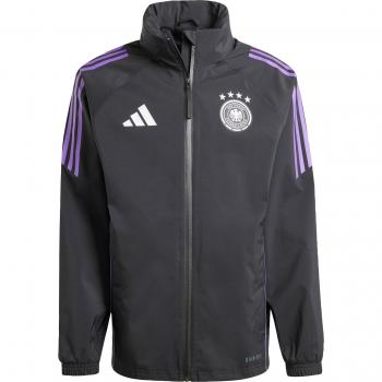 adidas 2024-2025 Germany Rain Jacket (Black) - Black - male - Size: XXL 46-48 Chest