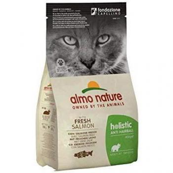 Almo Nature Cat Dry PFC Holistic Anti Hairball Pescado y Patata, 400 g