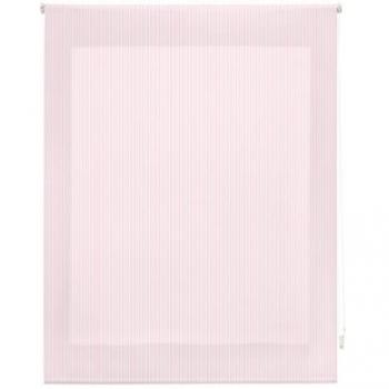 Estor Enrollable Premium Rayas Rosas 140x250 cm - Elegante y Práctico para Ventanas
