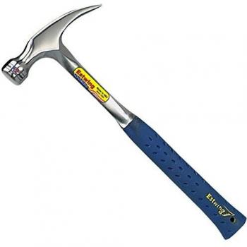 Estwing E3-20S 20-Ounce Ripping Hammer, Smooth Face, Silver, 20 oz