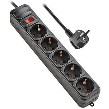 Regleta con interruptor legrand 694622 3 tomas de corriente blanca