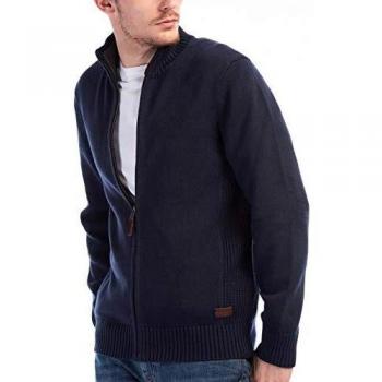 Dockers 7gg Cotton Full Zip suéter, Azul