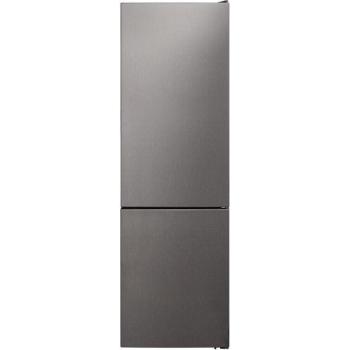 Frigorífico Combi Inox 186 cm Exquisit KGC350-NF-040D Clase D con Puertas Reversibles y Servicio de Retirada e Instalación