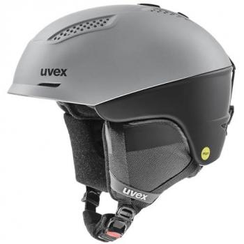 Casco Uvex Ultra MIPS negro, talla 55-59, con tecnología MIPS para mayor protección y comodidad