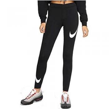 NIKE W NSW Legasee Lggng Swoosh Sport Trousers, Mujer, Black/