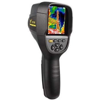 Cámara de imagen térmica infrarroja de 320 x 240 IR de alta resolución. Modelo HTI-19 con 300.000 píxeles mejorados, pantalla de visualización de color nítida de 3,2 pulgadas, batería incluida.