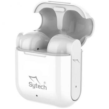 Auriculares Inalámbricos TWS Sytech Qslide SY-TWS410, IPX4, Color Blanco