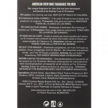 American Crew Nine Agua De Perfume