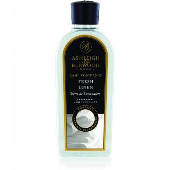 Aceite de Lámpara Catalítica Ashleigh & Burwood Fresh Linen 500 ml - Aroma a Algodón, Jazmín y Ámbar, Purificador de Aire, Ingredientes Naturales, 20 Horas de Duración