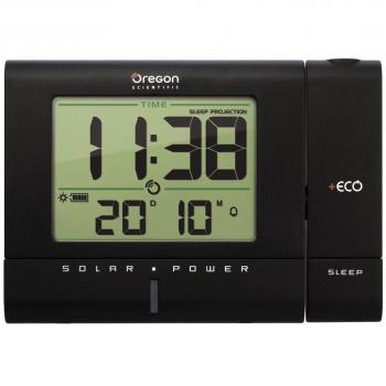 Oregon Scientific RM 336 PES reloj proyector solar, color negro