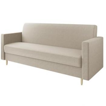 Sofá-cama Memphis 136 con caja de ropa de cama, dimensiones 217x98x88cm, color Paros 01